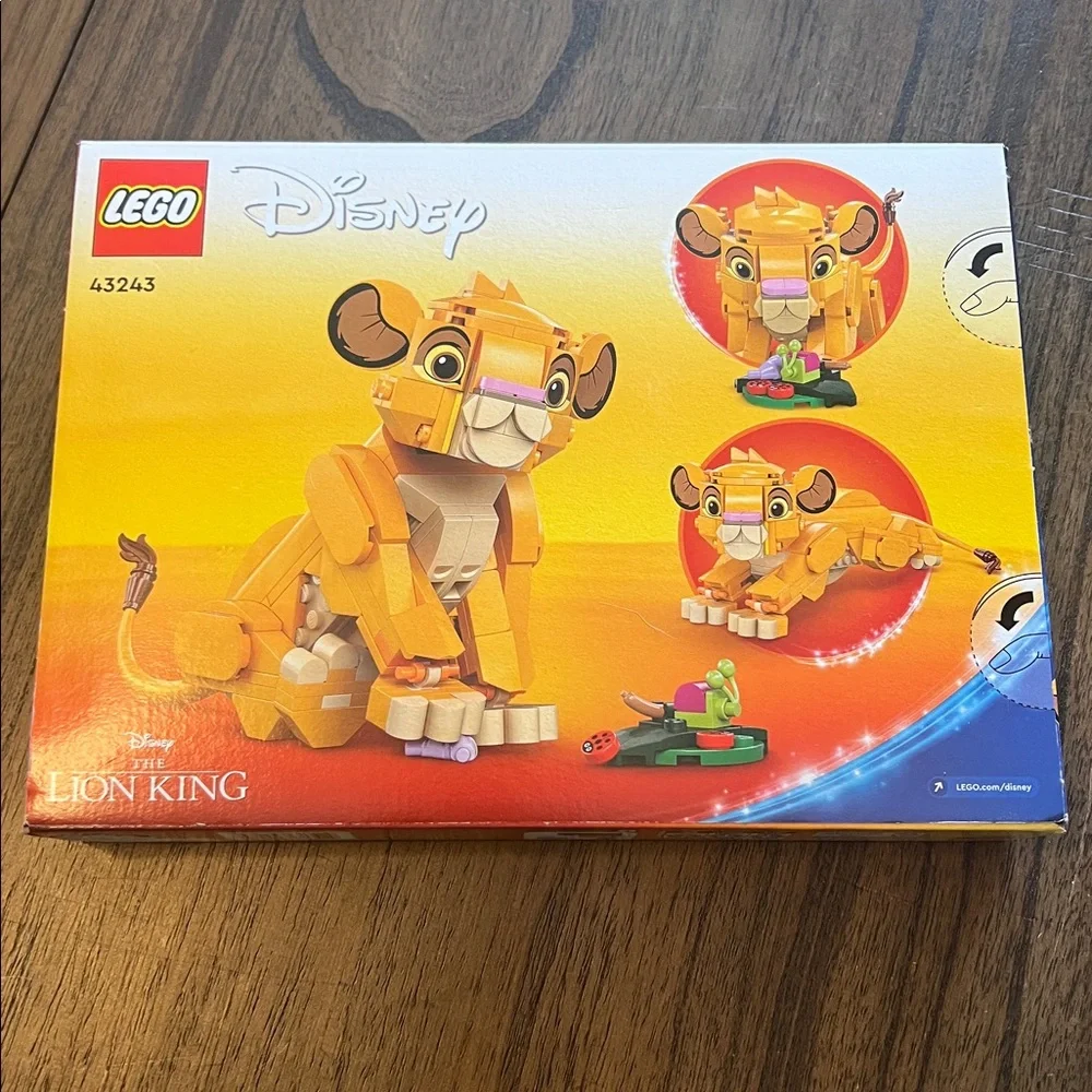 LEGO Disney Simba The Lion King Cub Building Set 43243 NWT 222 Pieces Ages 6+